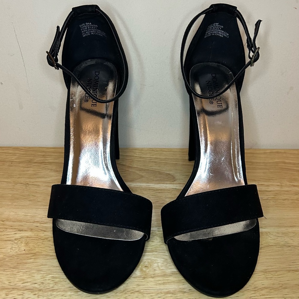 Dominique Nicole Suede Heels Women Size 9